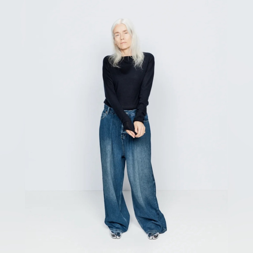 Raey Extra Fold lyocell wide-leg jeans
